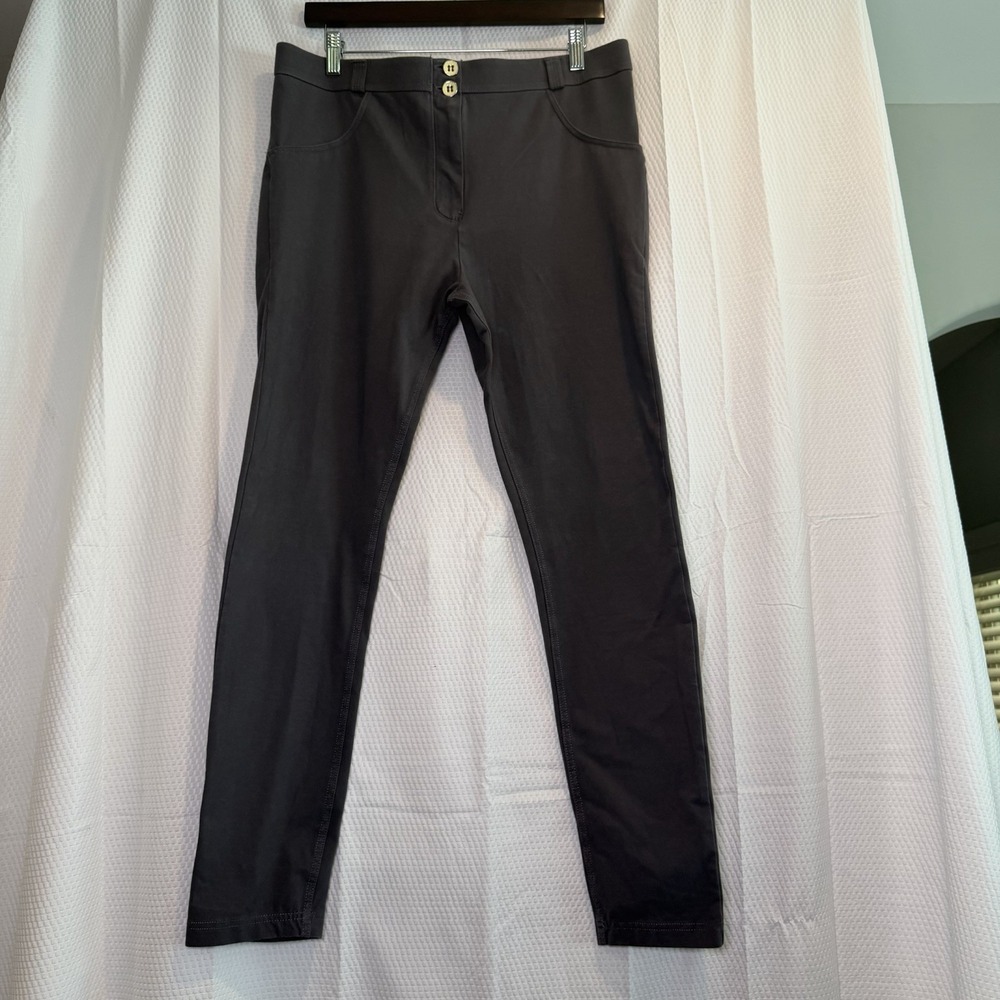 Freddy WR.UP Shaping Pants Gray Women's XL 14 Made In Italy High Rise Skinny